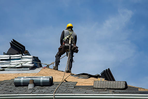 Professional Roofing technician working in Havertown, PA